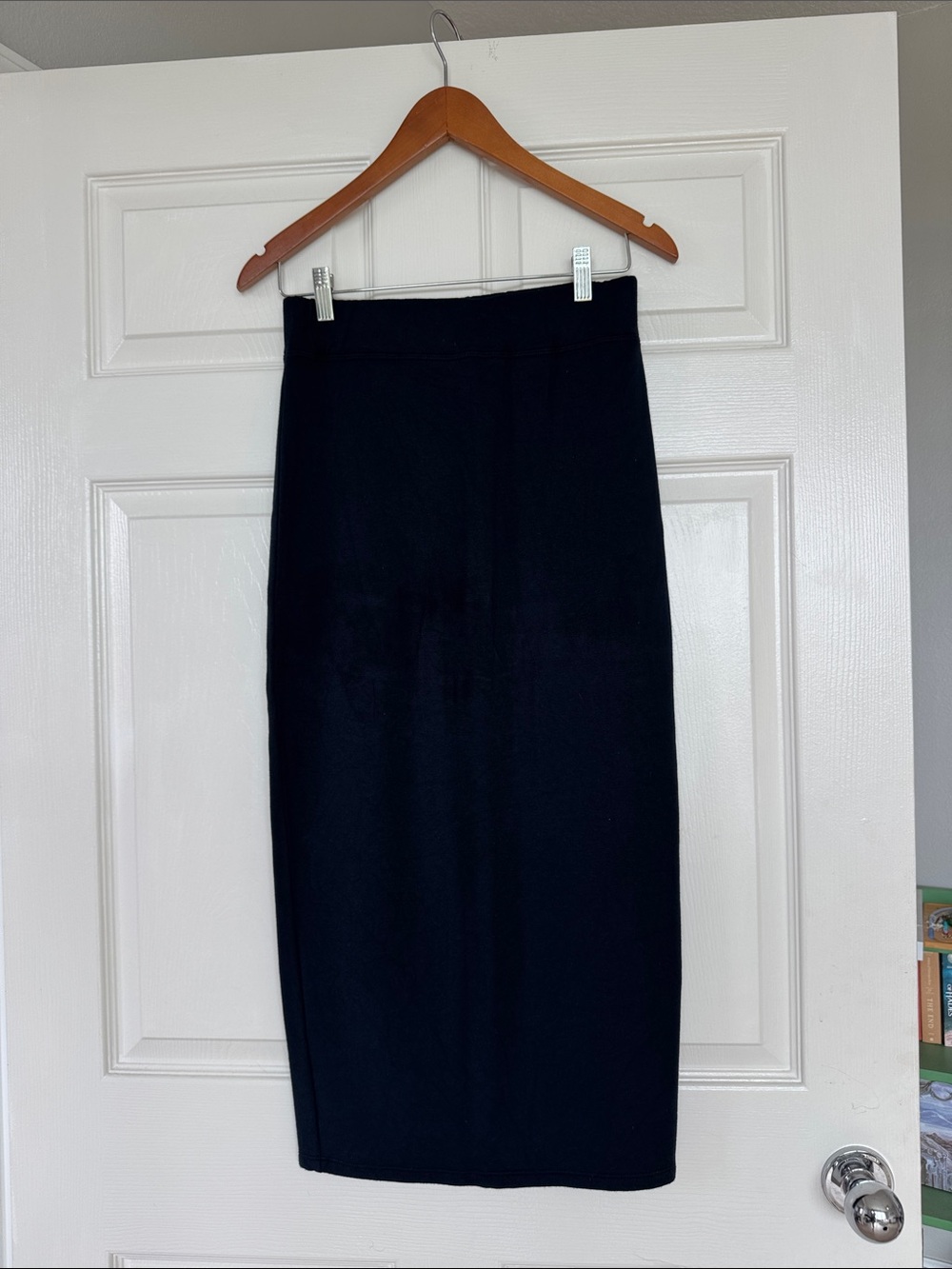 Sundry Black Super Soft sweatshirt Long Pencil Skirt